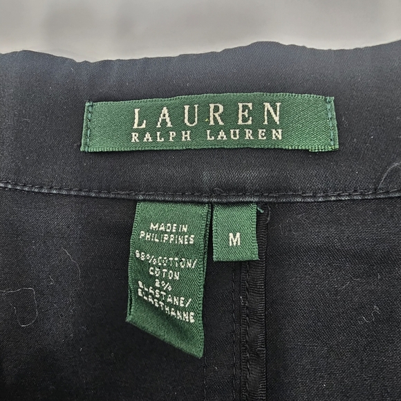 Lauren Ralph Lauren Women's Cropped Black Blazer Size M - Picture 4 of 8